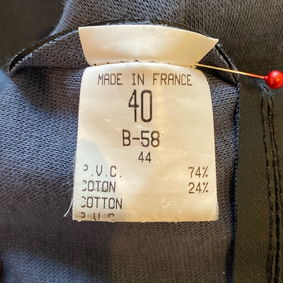 MADE IN FRANCE Faux Leather Blazer, MOB WIFE - Picture 8 of 8